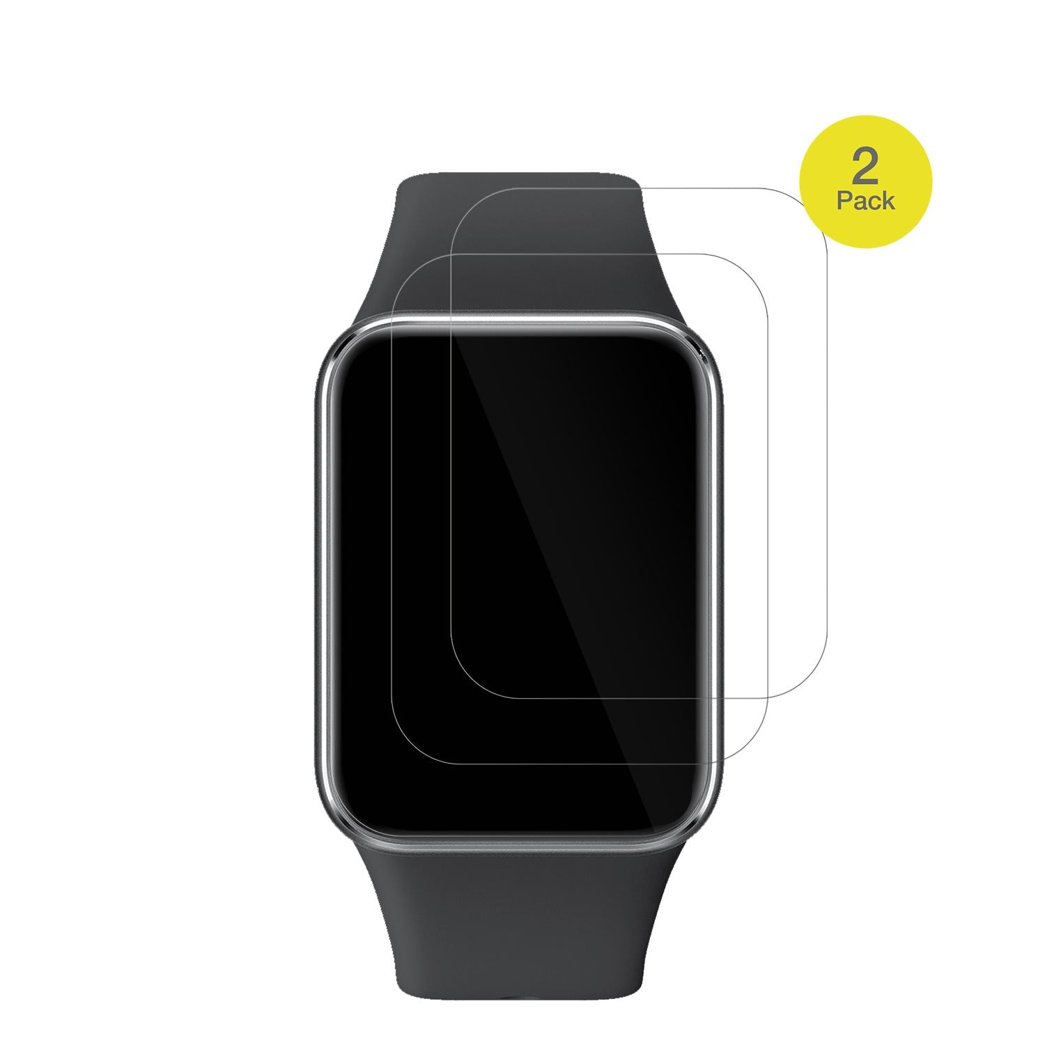 2x 3D Full Cover Schutzfolie für Xiaomi Smart Band (2)