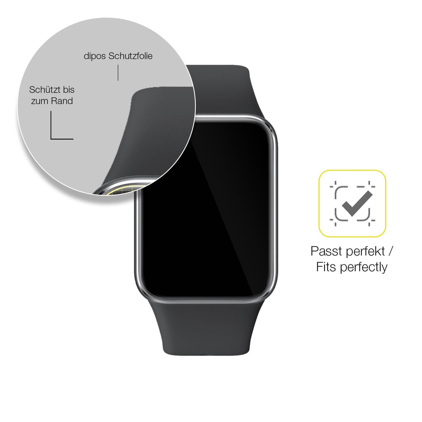 2x 3D Full Cover Schutzfolie für Xiaomi Smart Band (6)