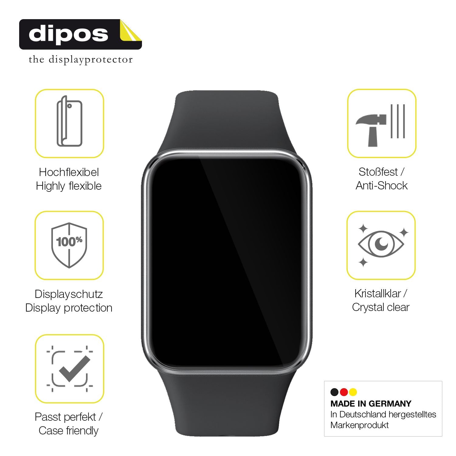 2x 3D Full Cover Schutzfolie für Xiaomi Smart Band (7)