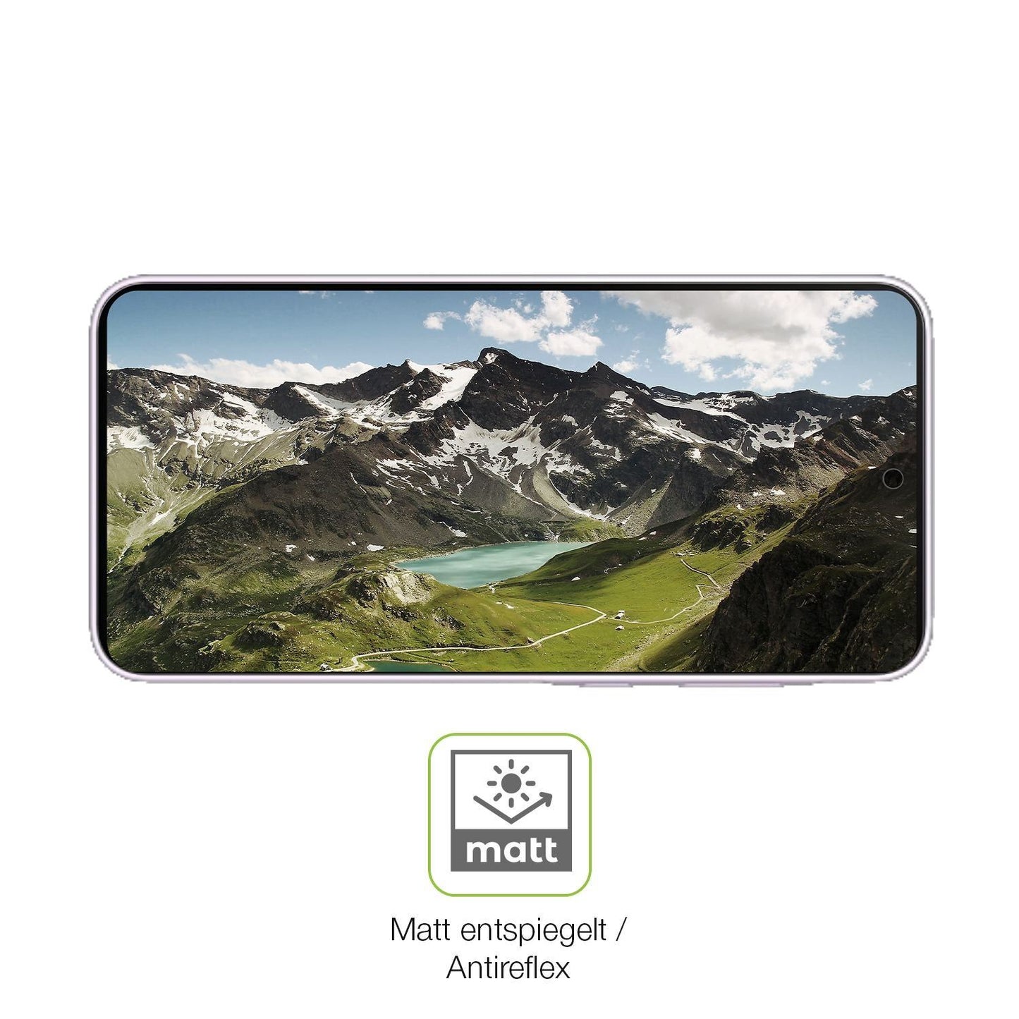2x Full Cover Schutzfolie matt für Samsung Galaxy  (5)