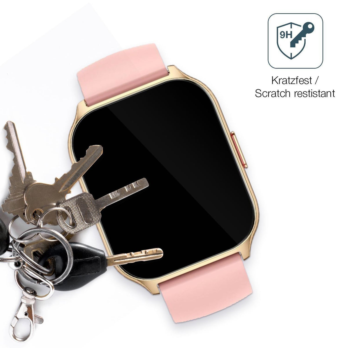 2x 9H Schutzfolie für ZOSKVEE P95 Smartwatch Panze (3)