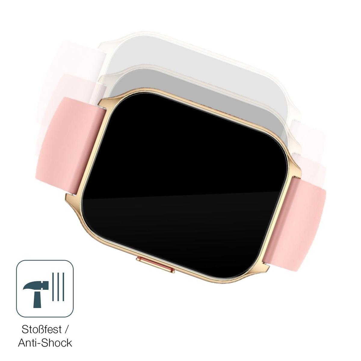2x 9H Schutzfolie für ZOSKVEE P95 Smartwatch Panze (4)
