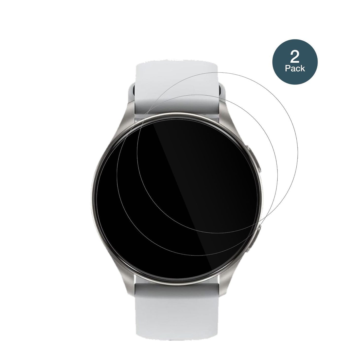 2x 9H Schutzfolie für Baolubao W60 Smartwatch Panz (2)