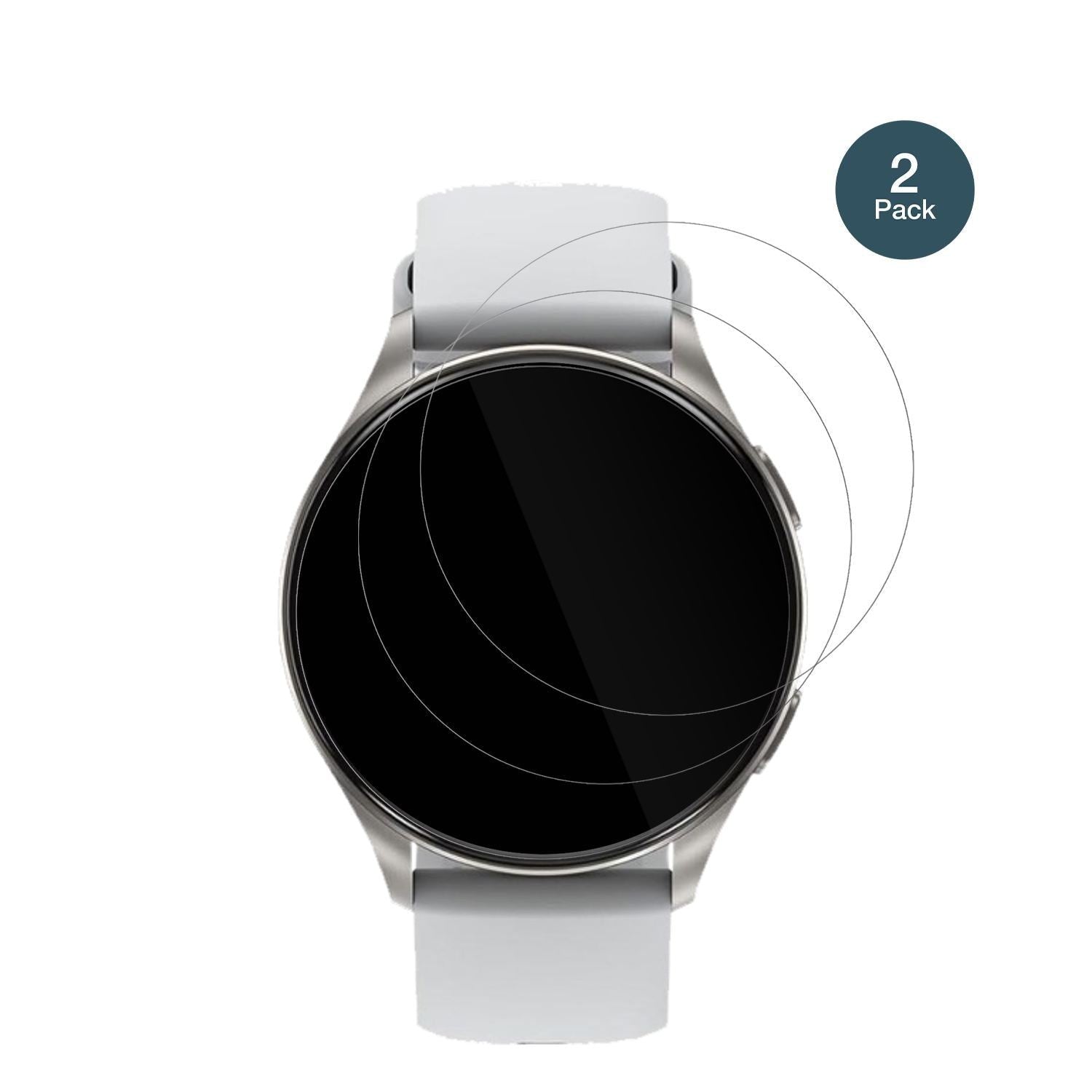 2x 9H Schutzfolie für Baolubao W60 Smartwatch Panz (2)