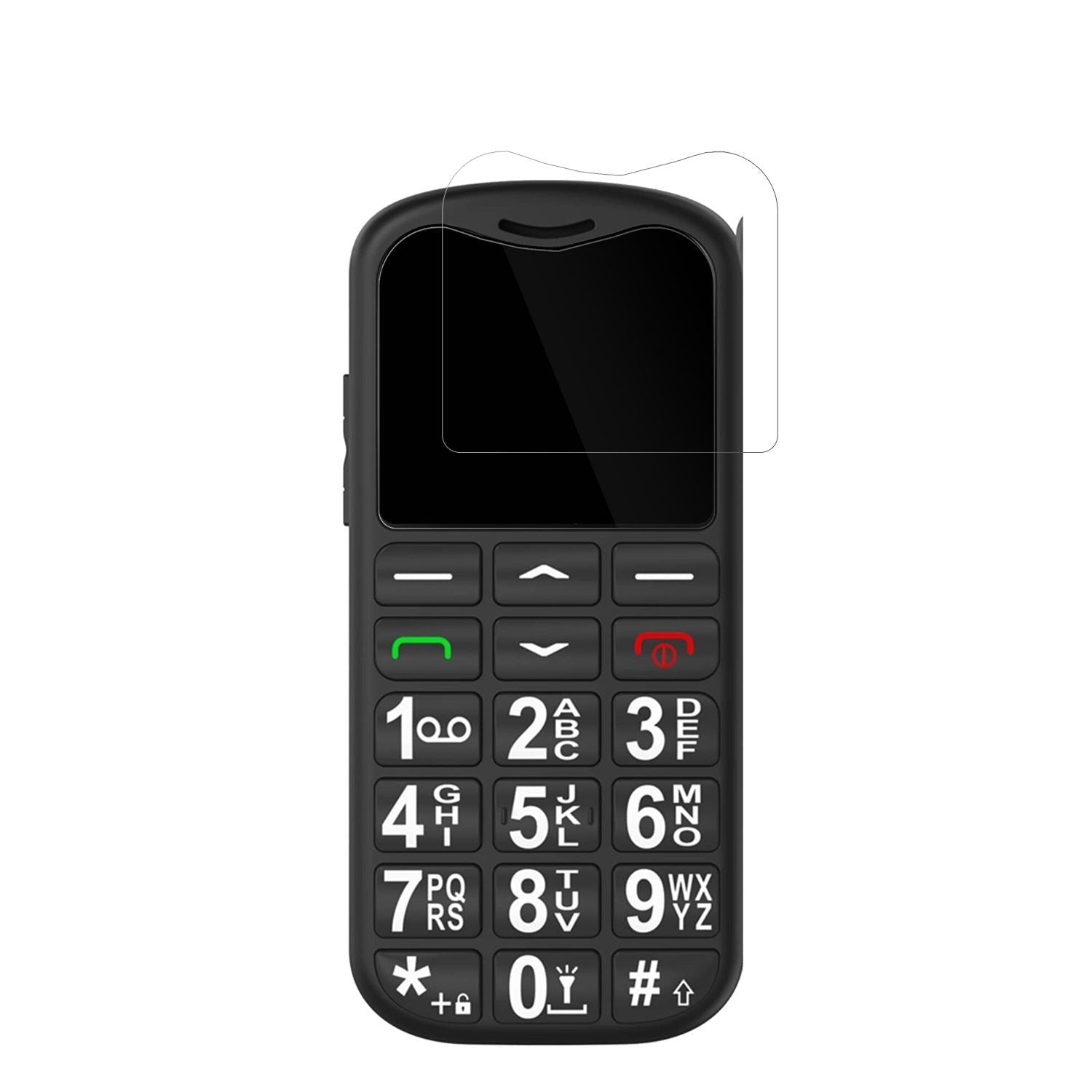 4x Schutzfolie klar für uleway G180 Seniorenhandy  (2)