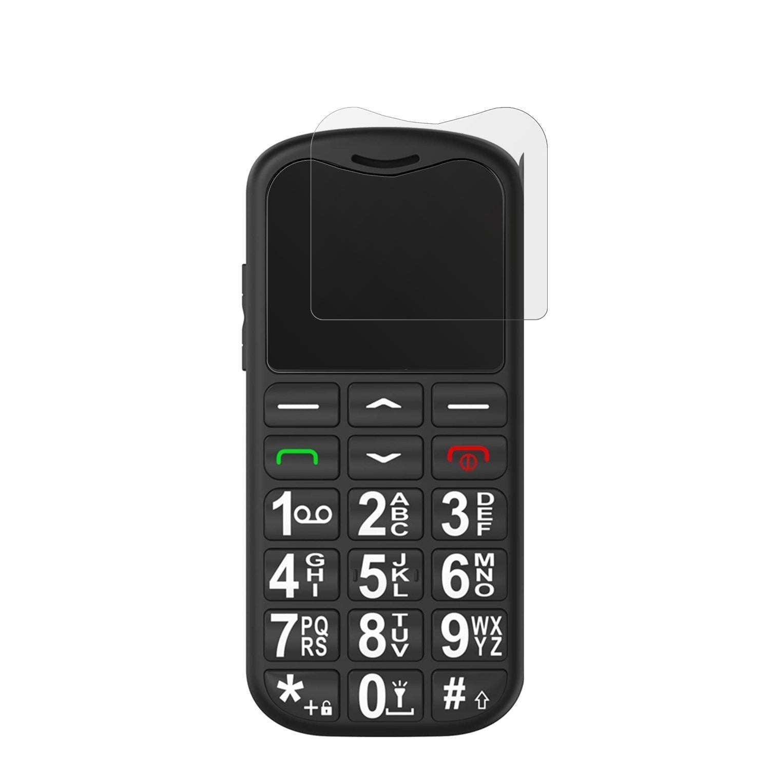 4x Schutzfolie matt für uleway G180 Seniorenhandy  (2)