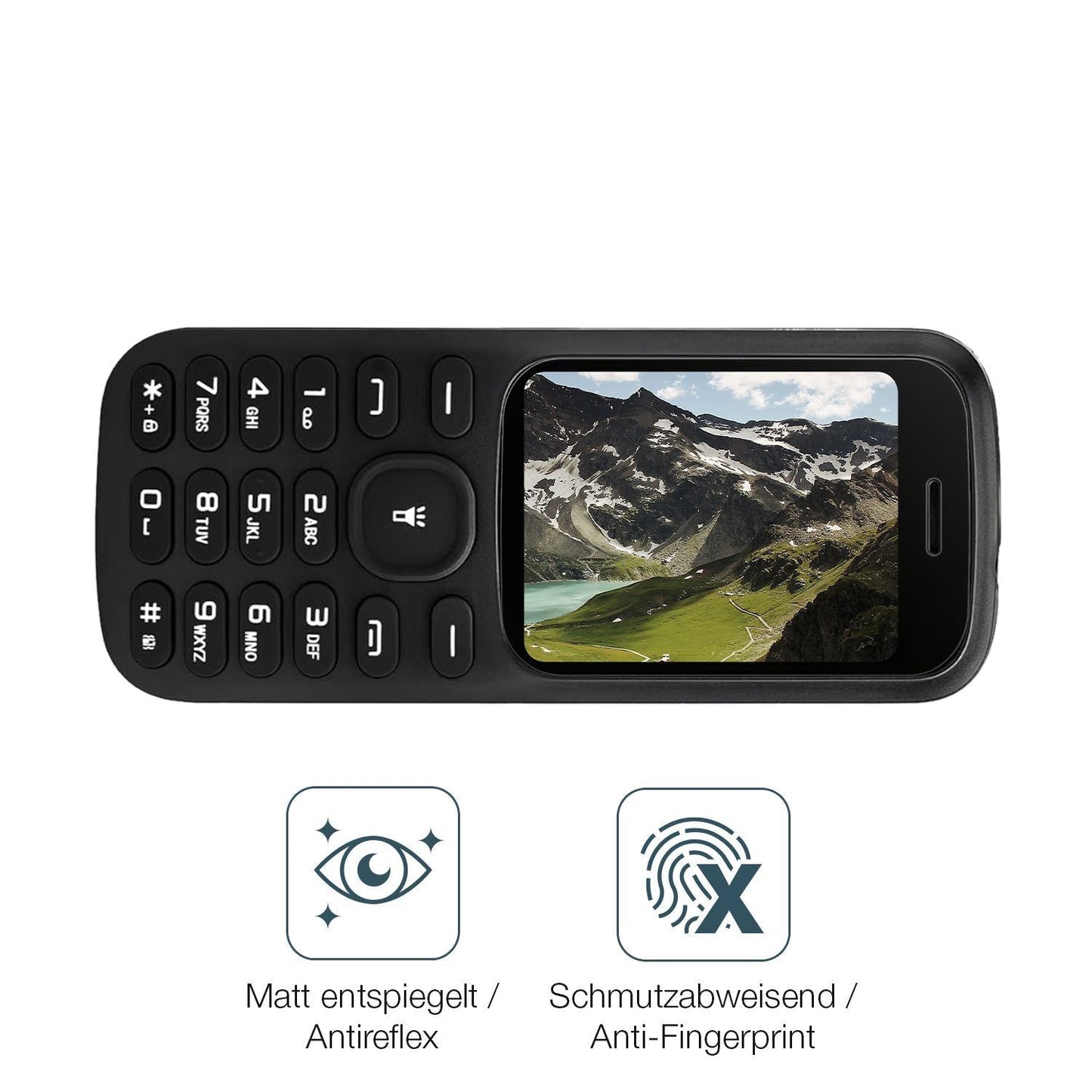 4x Schutzfolie matt für mpTech myPhone Fusion 0590 (4)