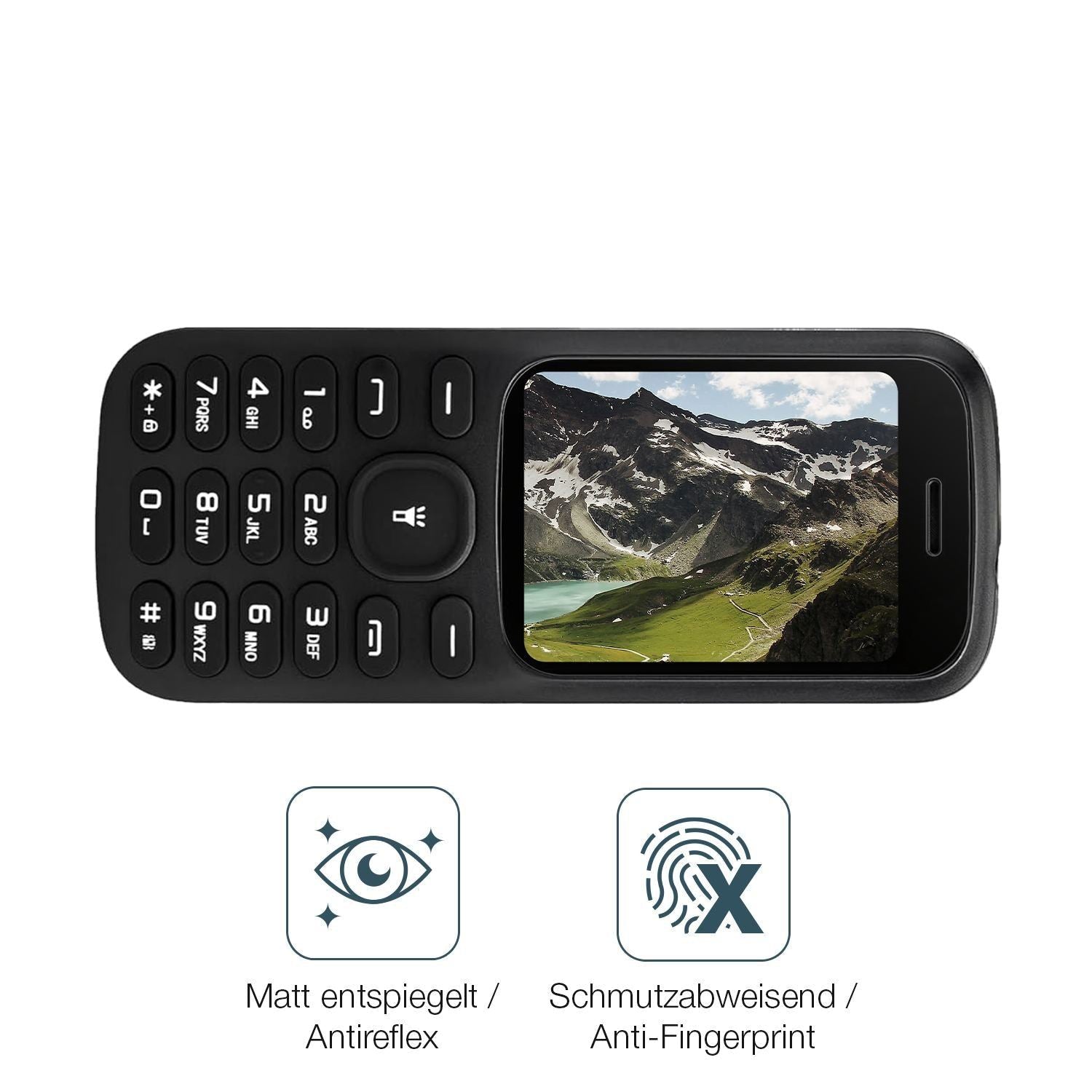 4x Schutzfolie matt für mpTech myPhone Fusion 0590 (4)