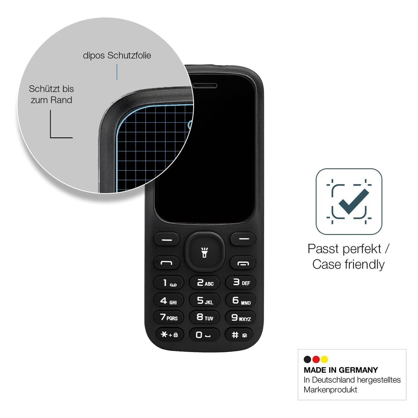 2x 9H Schutzfolie matt für mpTech myPhone Fusion 0 (6)