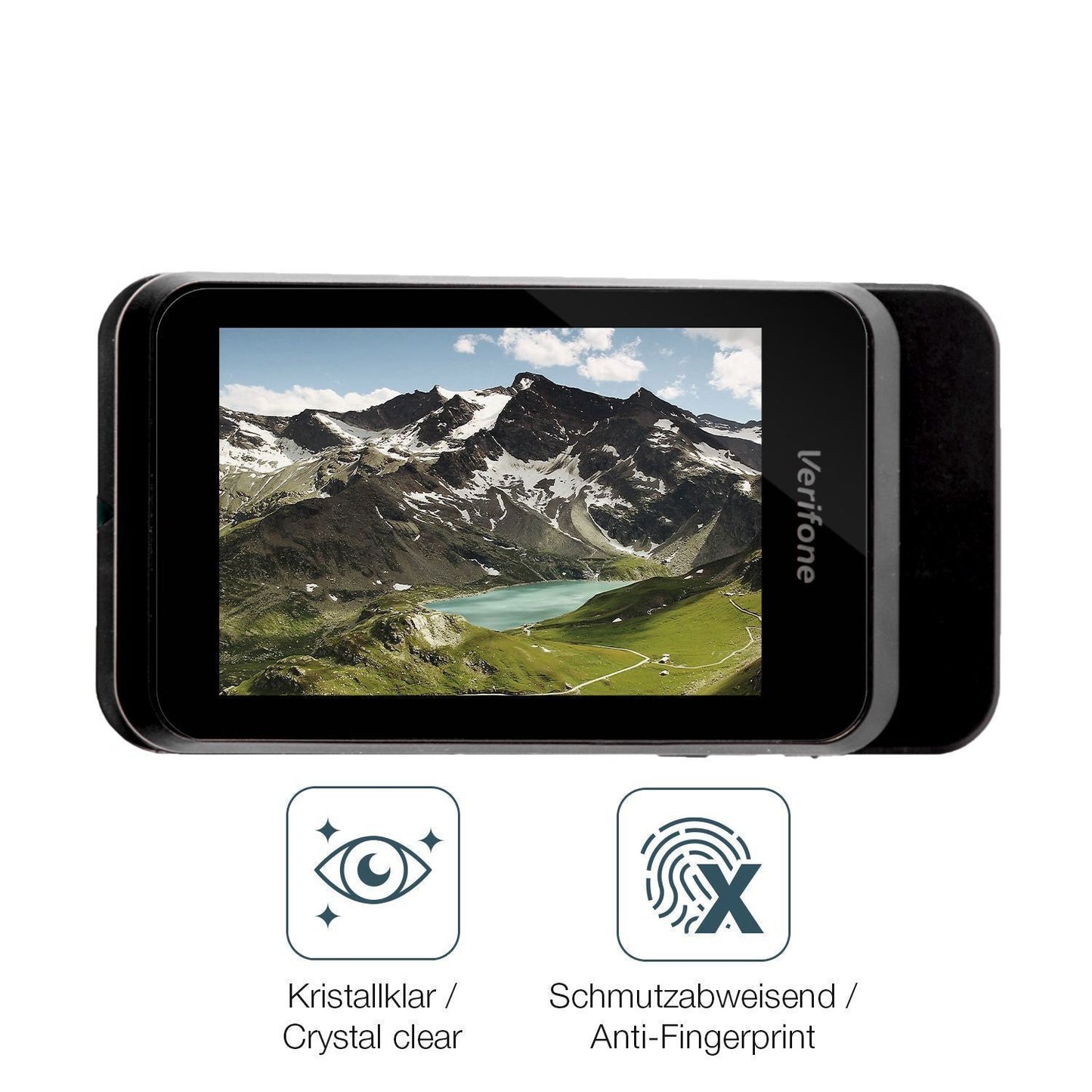 4x Schutzfolie klar für Verifone T650m Display-Sch (4)