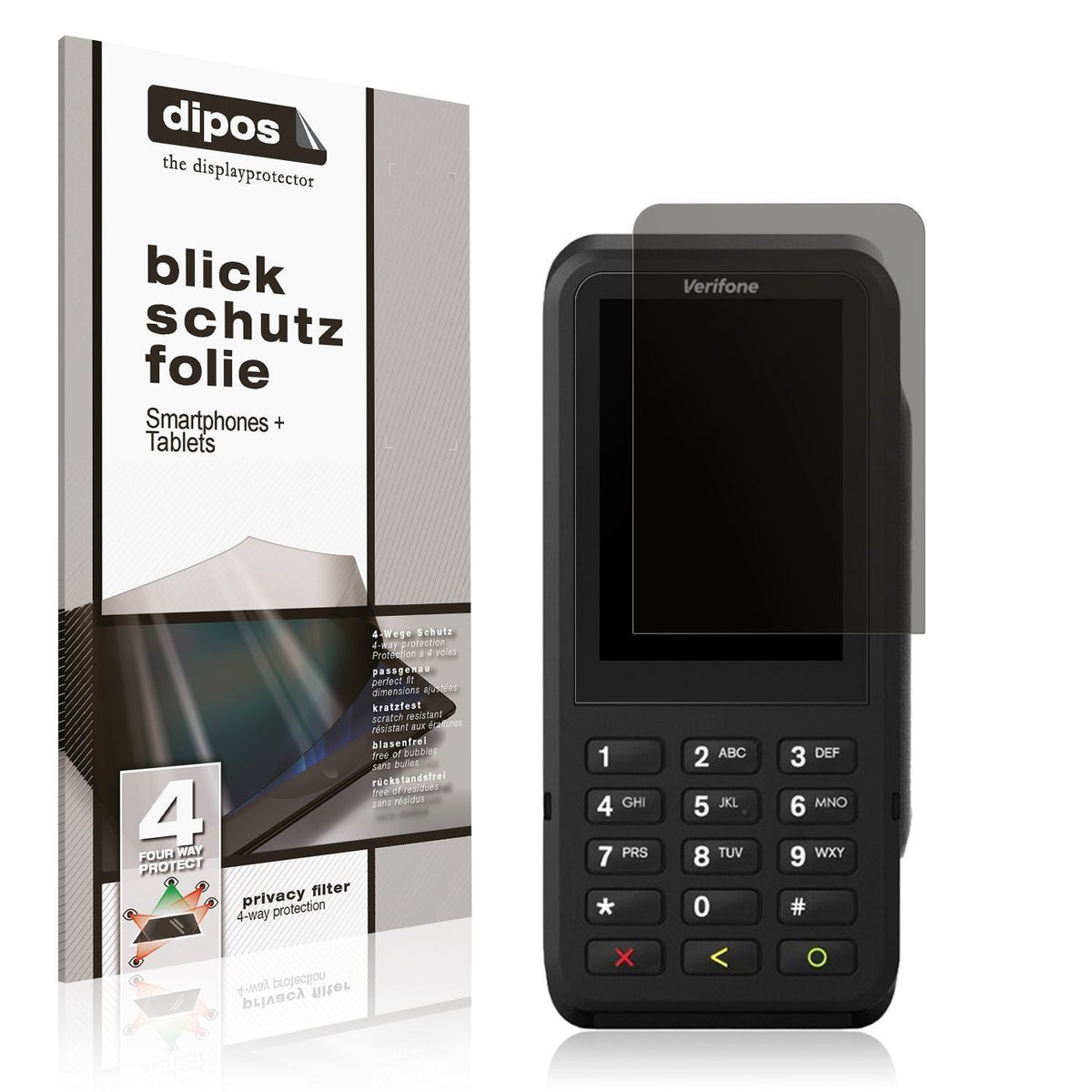 Blickschutzfolie für Verifone P630 matt Schutzfoli (1)