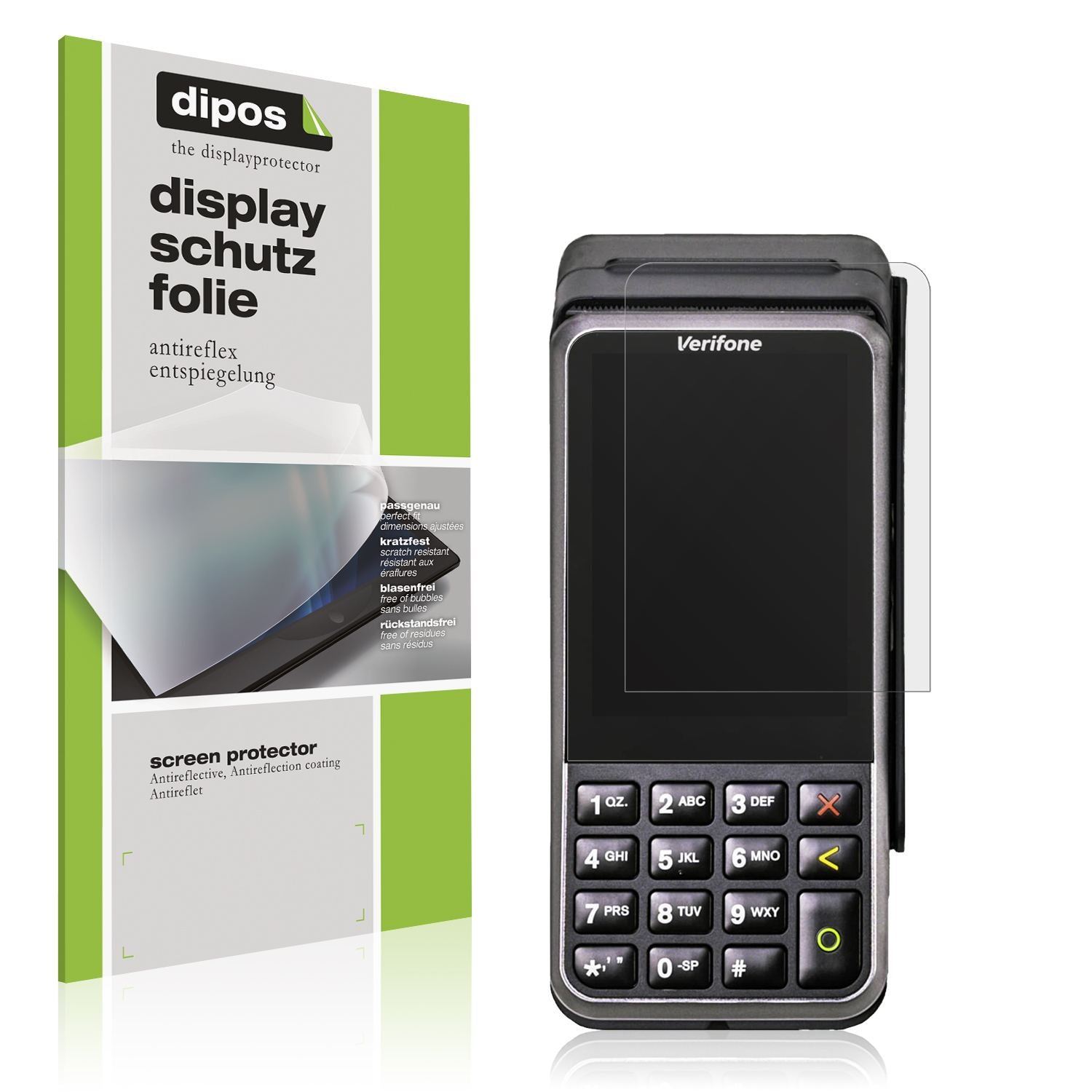 4x Schutzfolie matt für Verifone V400m Display-Sch (1)