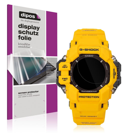 6x Schutzfolie klar für Casio G-Shock GPR H1000 Di (1)