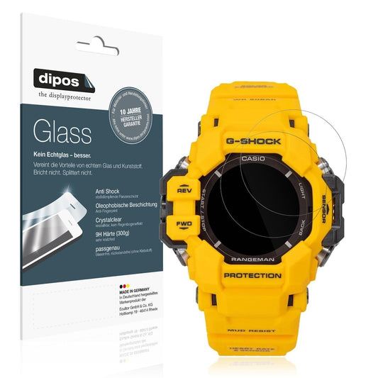 2x 9H Schutzfolie für Casio G-Shock GPR H1000 Panz (1)