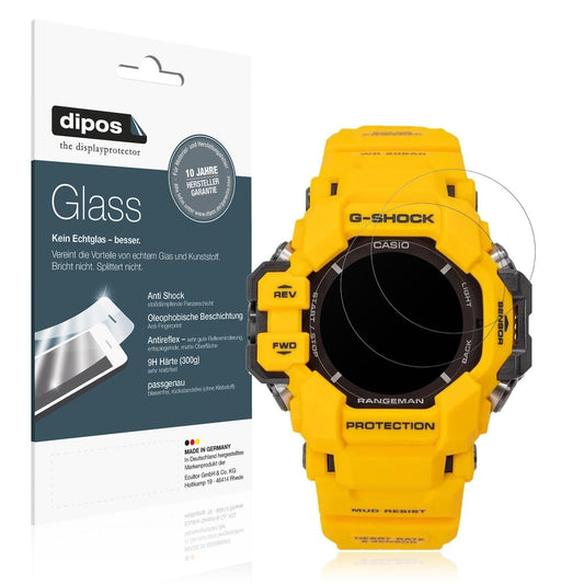2x 9H Schutzfolie matt für Casio G-Shock GPR H1000 (1)