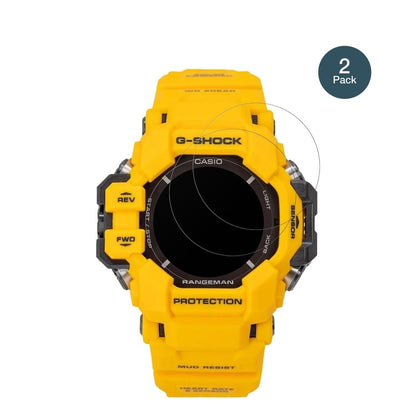 2x 9H Schutzfolie matt für Casio G-Shock GPR H1000 (2)