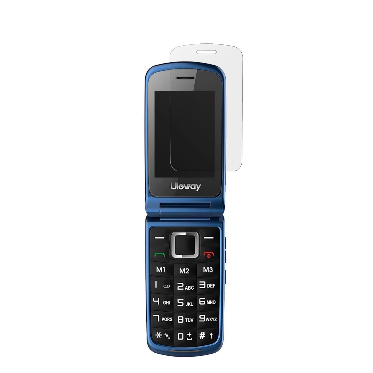 4x Schutzfolie matt für uleway G380 Seniorenhandy  (2)