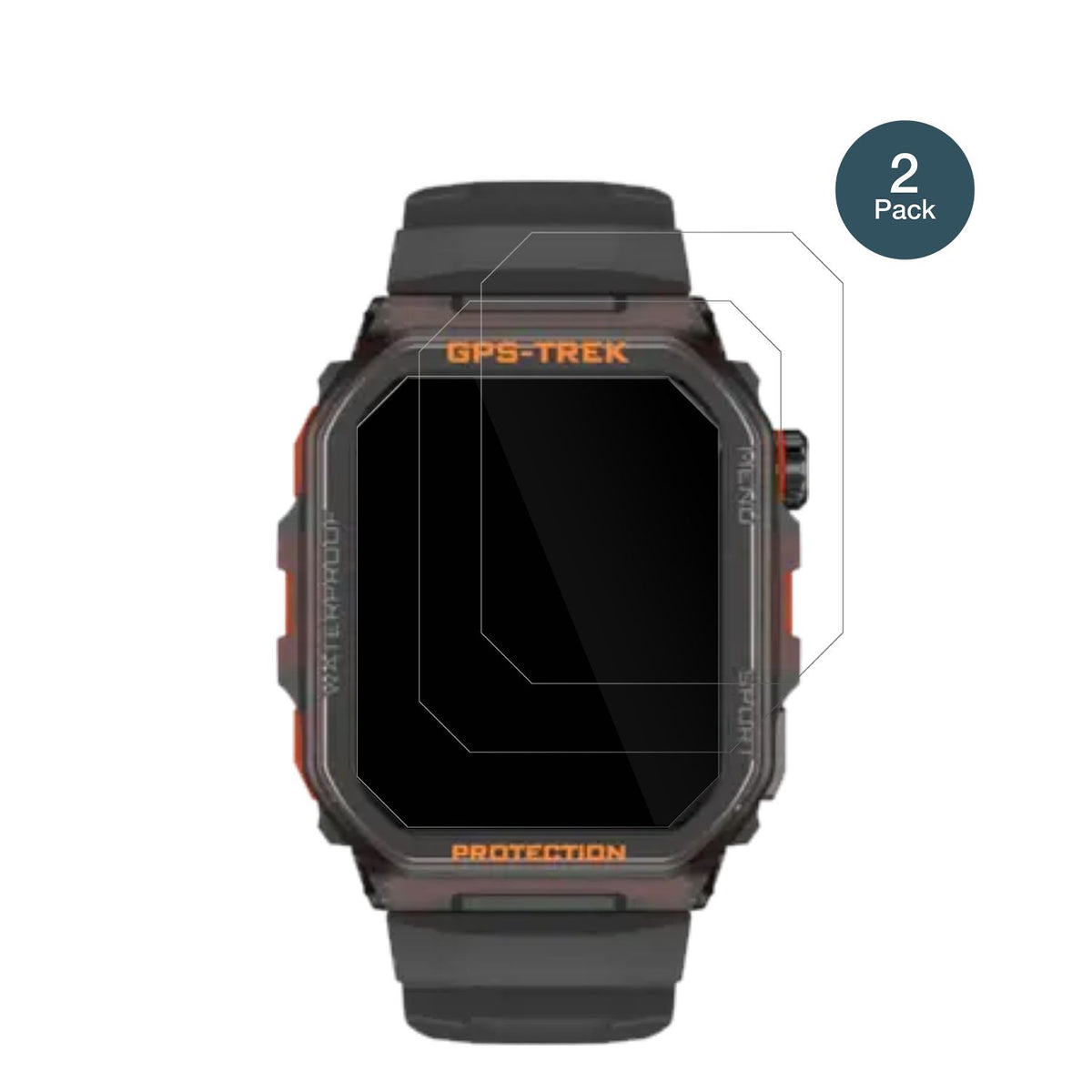 2x 9H Schutzfolie für Rogbid Tank G2 Smartwatch Pa (2)