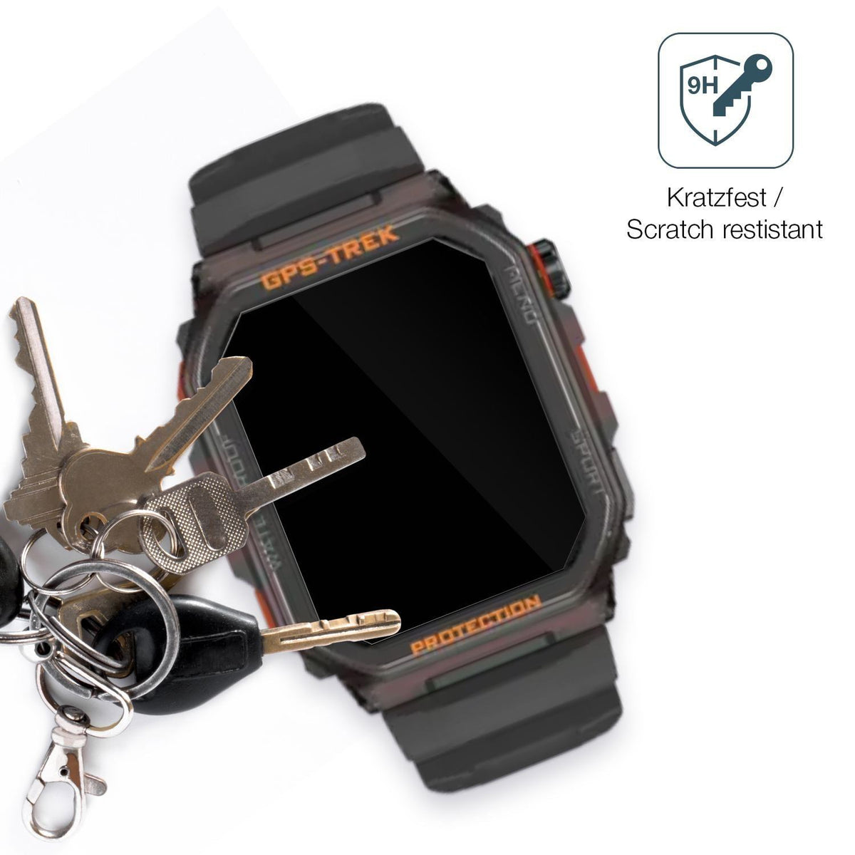2x 9H Schutzfolie für Rogbid Tank G2 Smartwatch Pa (3)