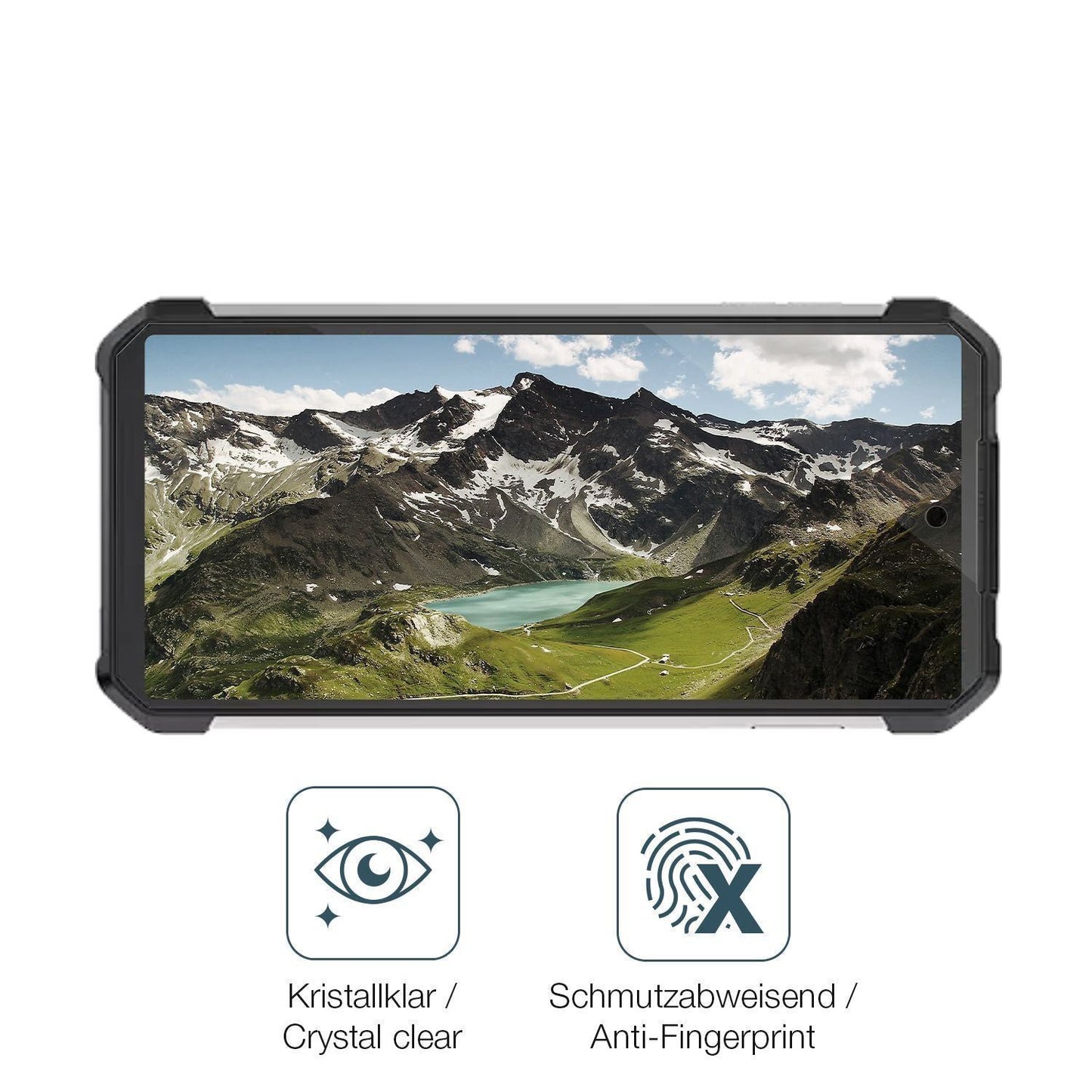 4x Schutzfolie klar für 8849 Shark 3 Display-Schut (4)