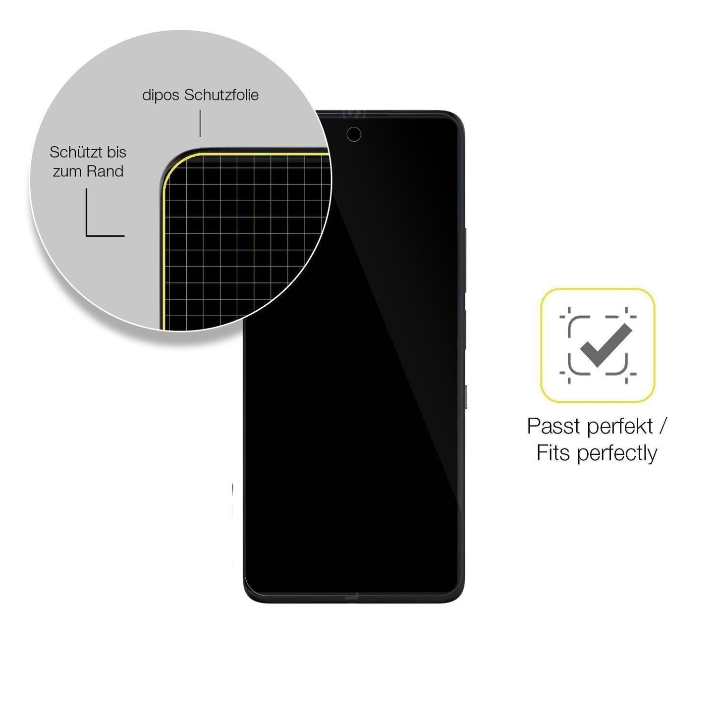 2x 3D Full Cover Schutzfolie für TCL P10 (6)