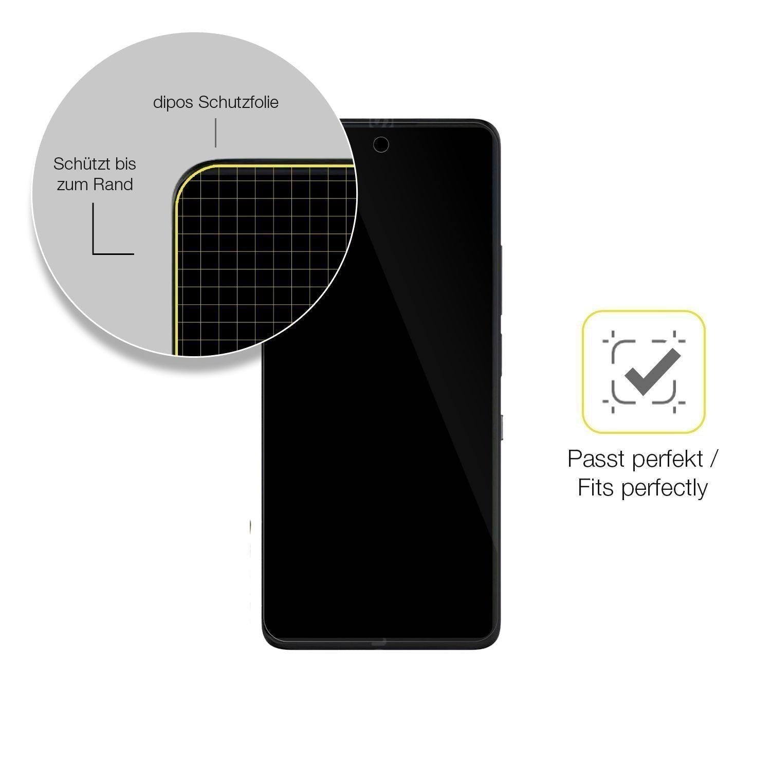 2x 3D Full Cover Schutzfolie für TCL P10 (6)