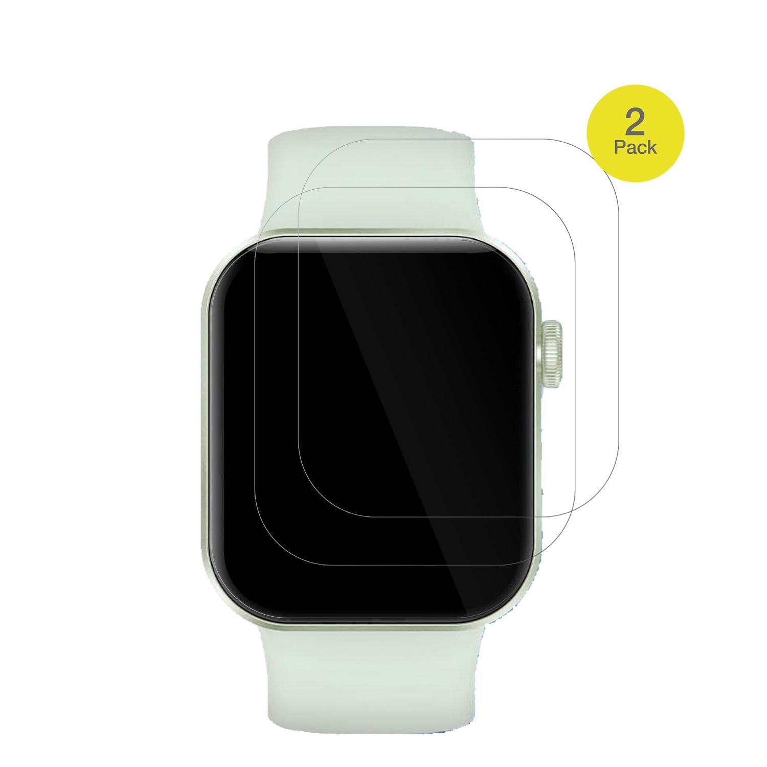 2x 3D Full Cover Schutzfolie für DDXCAW Smartwatch (2)