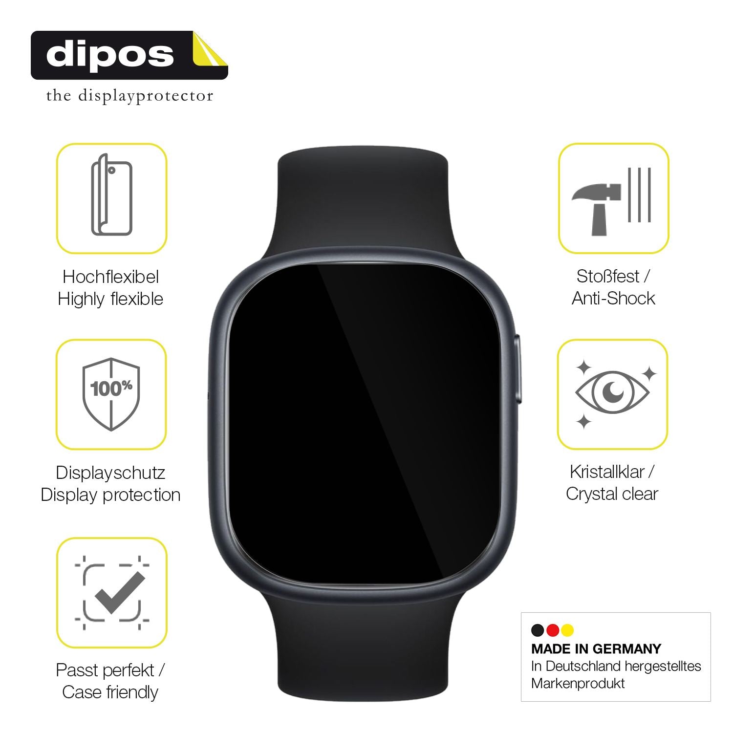 2x 3D Full Cover Schutzfolie für Honor Watch 4 (7)