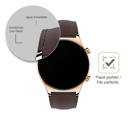 2x Full Cover Schutzfolie matt für Honor Watch GS  (6)