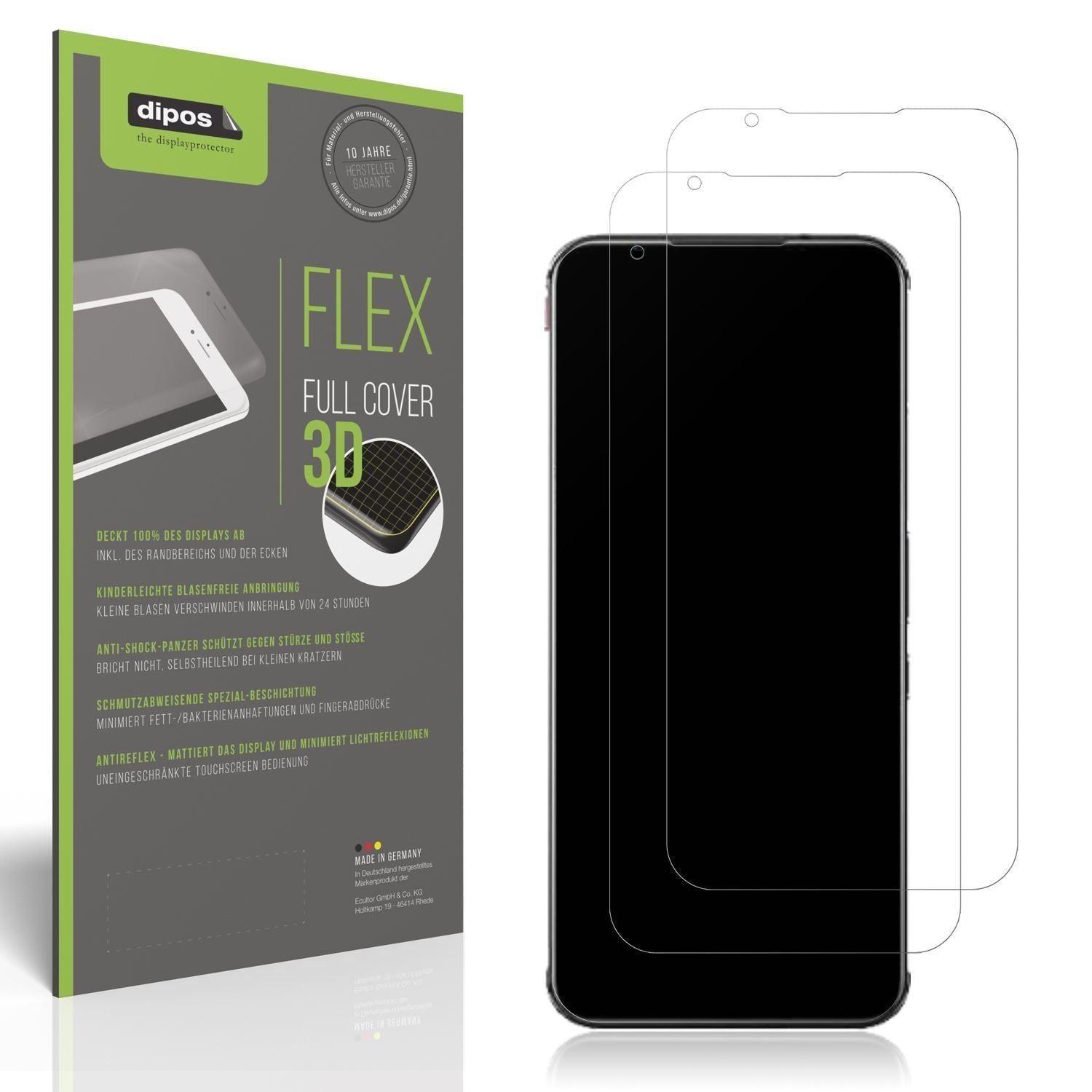 2x Full Cover Schutzfolie matt für ZTE Nubia 5S 5G (1)