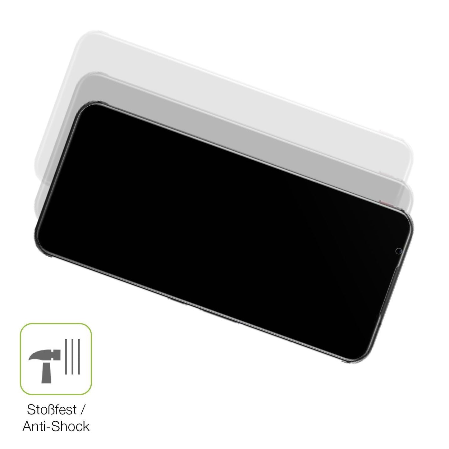 2x Full Cover Schutzfolie matt für ZTE Nubia 5S 5G (4)