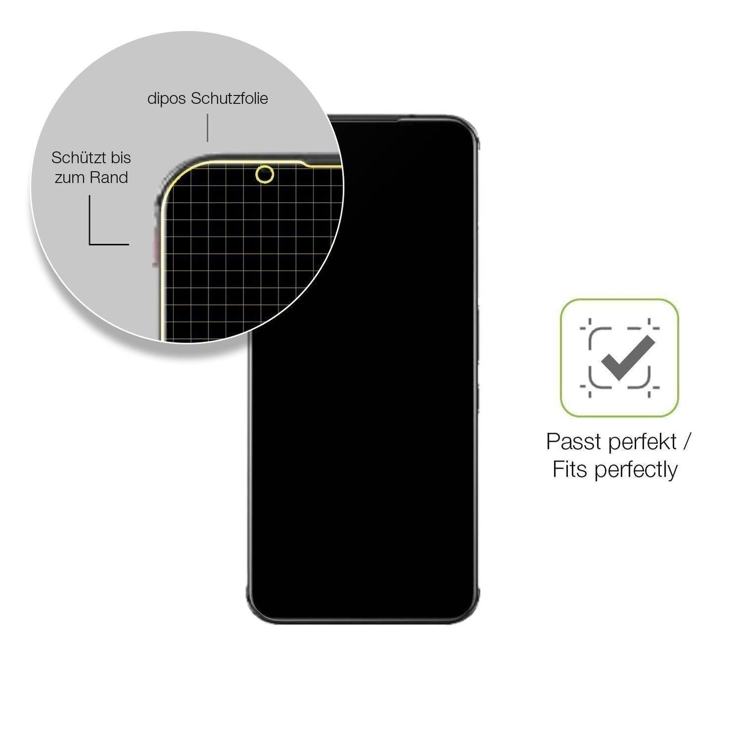 2x Full Cover Schutzfolie matt für ZTE Nubia 5S 5G (6)