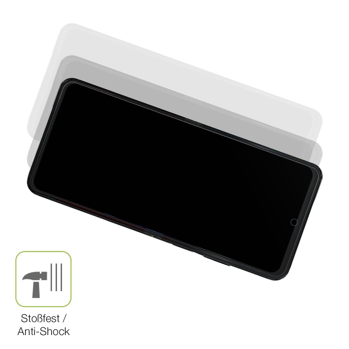 2x Full Cover Schutzfolie matt für ZTE Nubia Flip  (4)