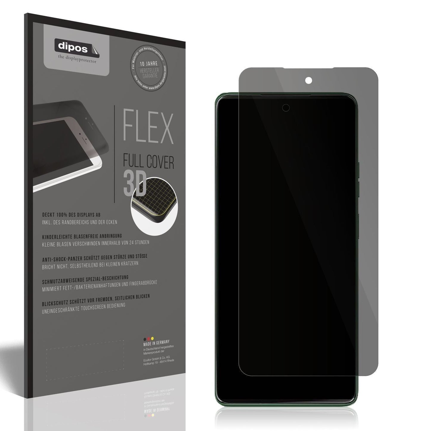 Full Cover Privacy Blickschutzfolie für Motorola M (1)