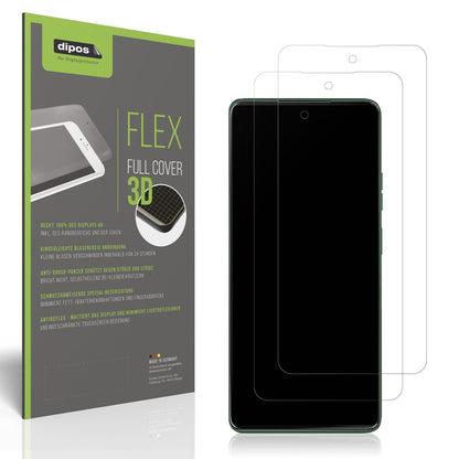 2x Full Cover Schutzfolie matt für Motorola Moto G (1)