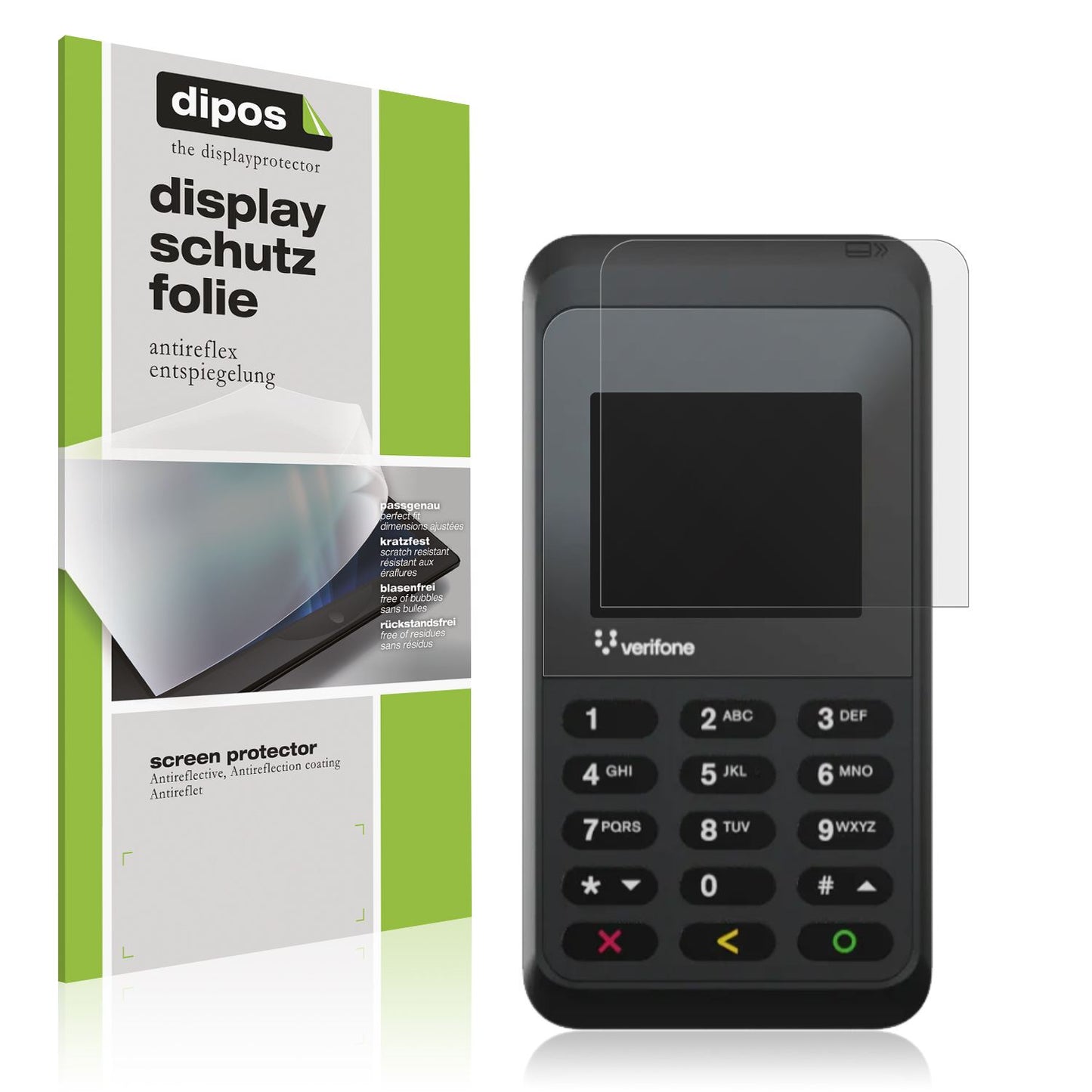 4x Schutzfolie matt für Verifone e235 Display-Schu (1)