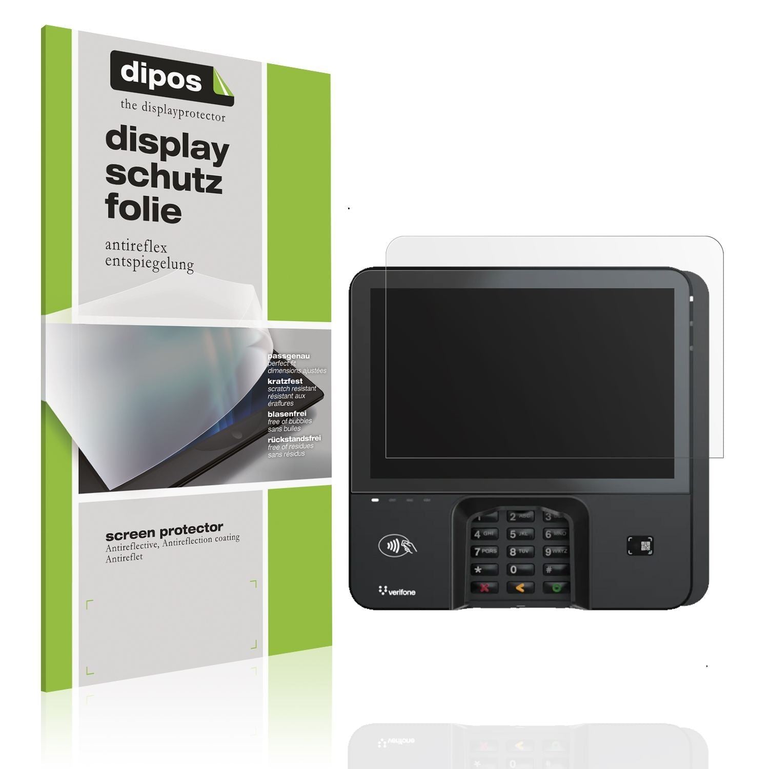 4x Schutzfolie matt für Verifone M450 Display-Schu (1)