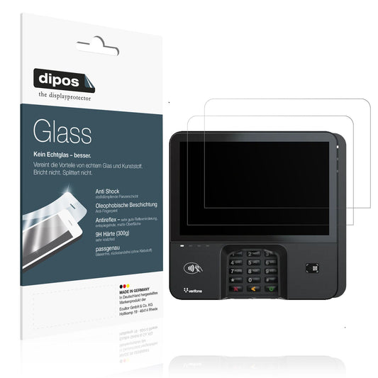 2x 9H Schutzfolie matt für Verifone M450 Panzerfol (1)