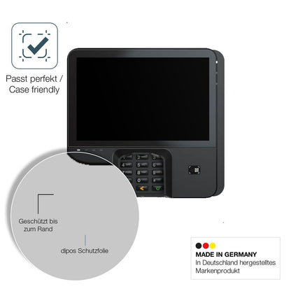 2x 9H Schutzfolie matt für Verifone M450 Panzerfol (6)