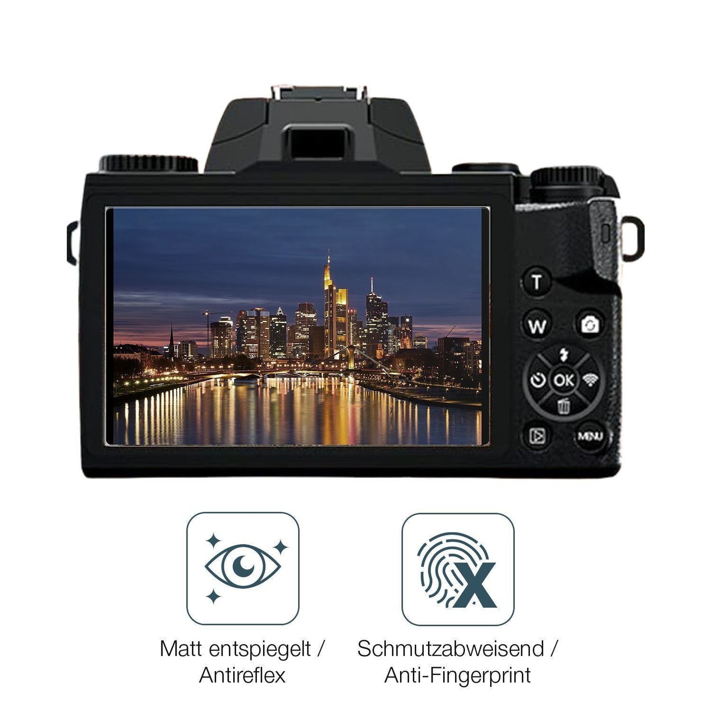 4x Schutzfolie matt für SWE SCD60V2 Display-Schutz (4)