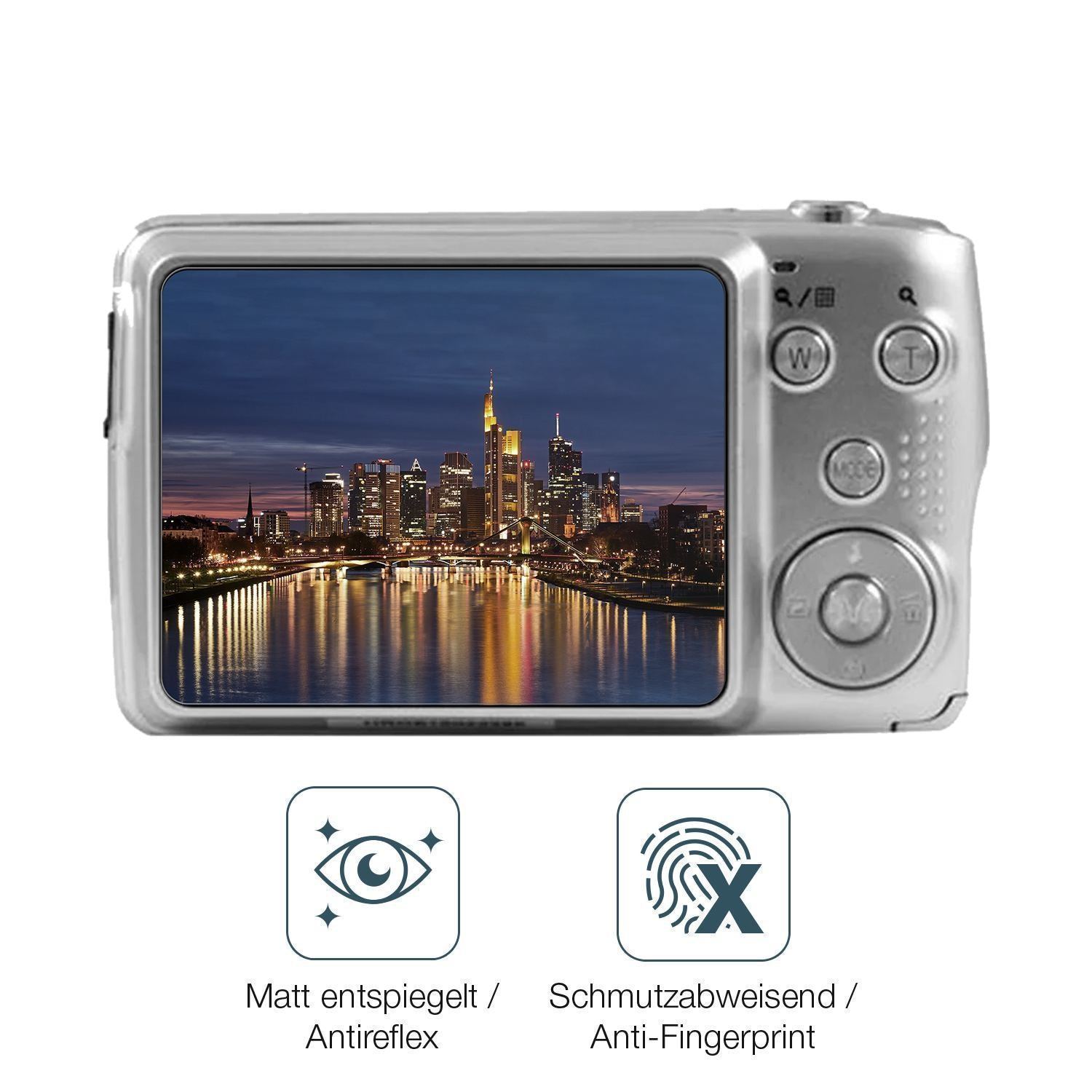2x 9H Schutzfolie matt für Agfa Photo Realishot DC (5)
