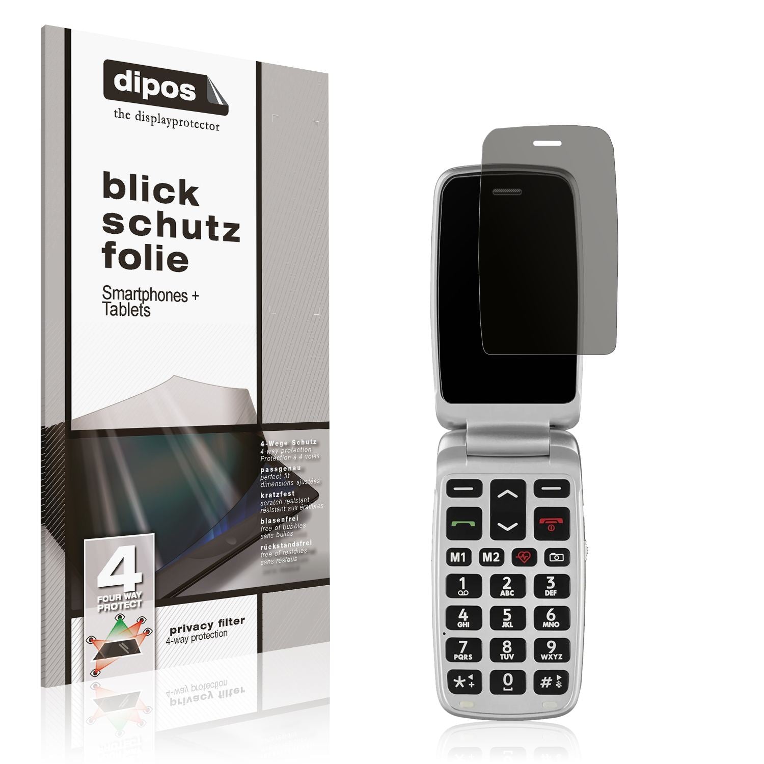Blickschutzfolie für Doro 2820 matt Schutzfolie Pr (1)