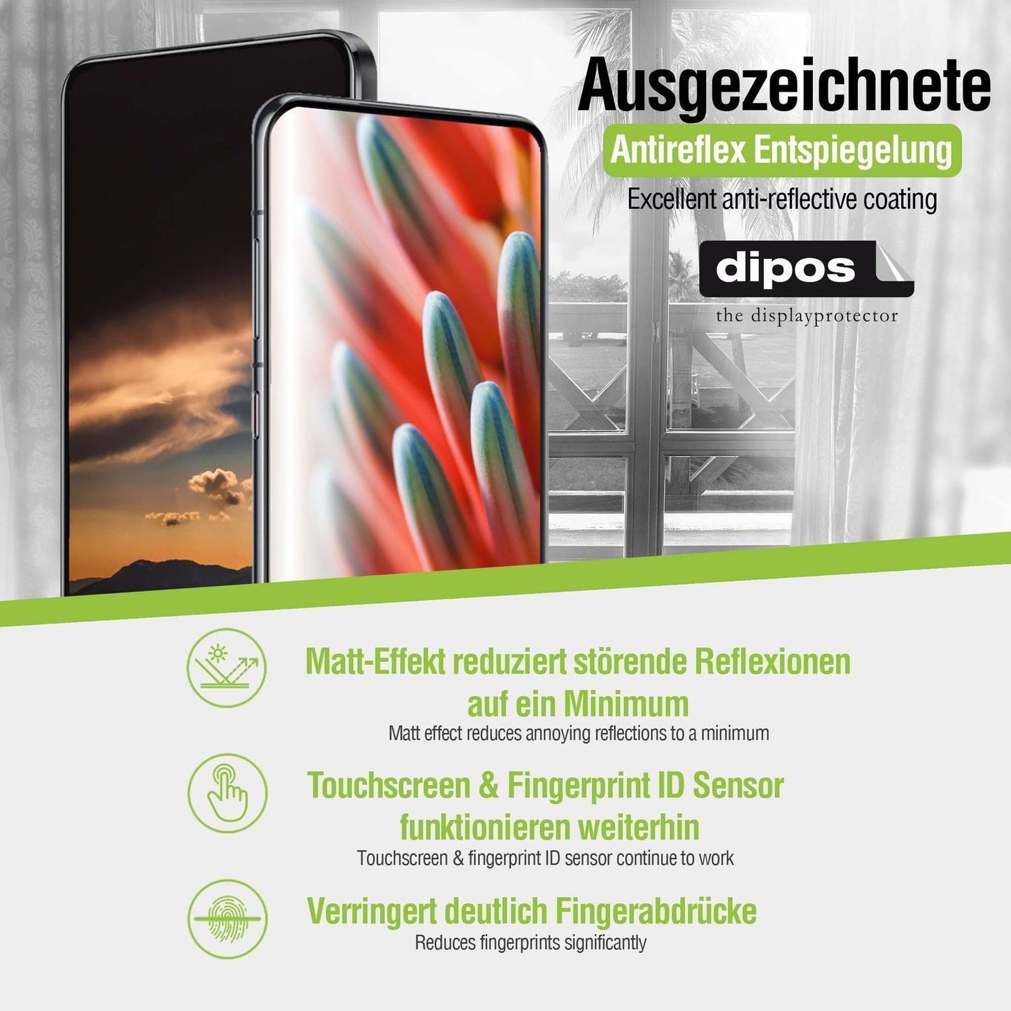 4x Schutzfolie matt für HTC P3600 Trinity Display- (2)