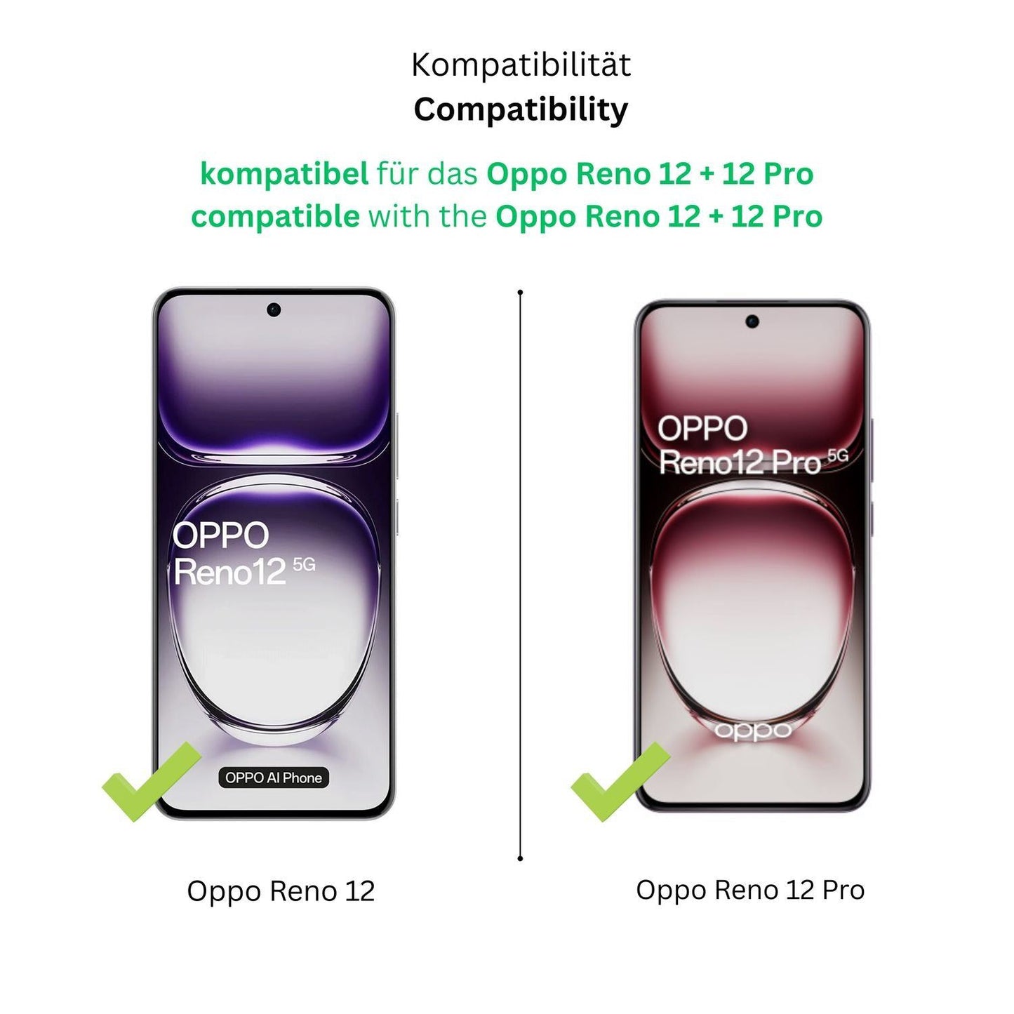Blickschutzfolie für Oppo Reno 12 Pro matt Schutzf (2)