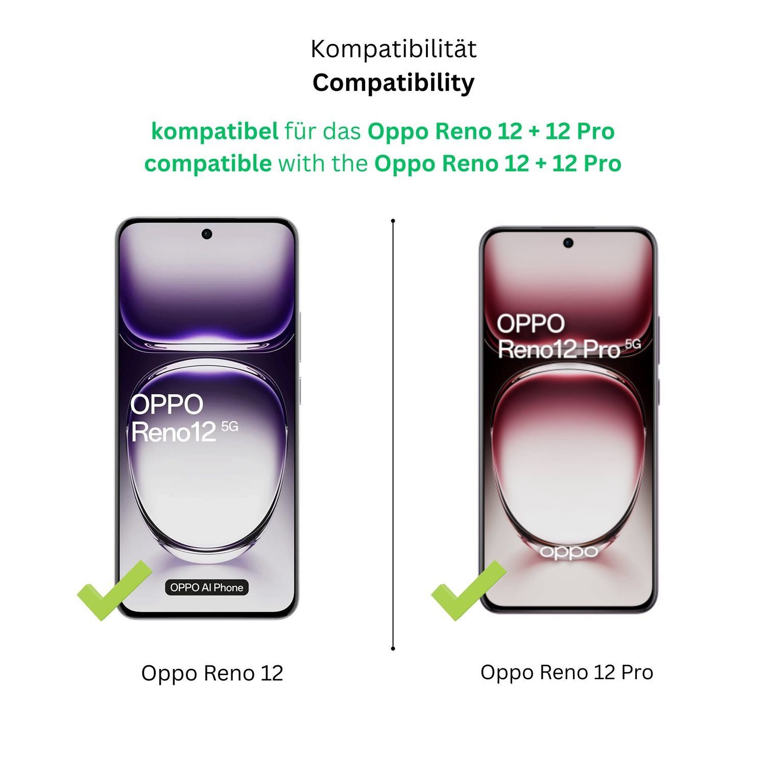 Blickschutzfolie für Oppo Reno 12 Pro matt Schutzf (2)