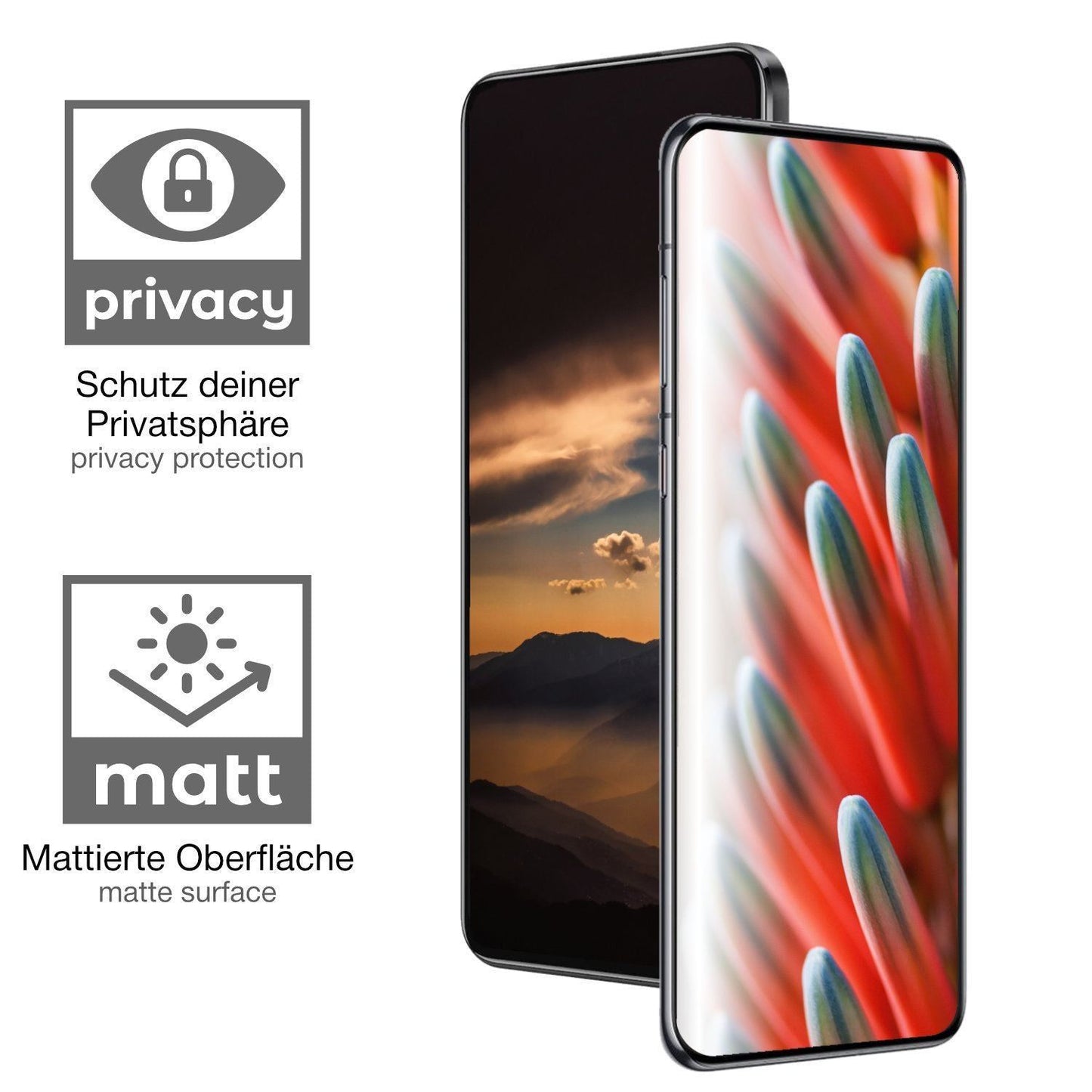 Blickschutzfolie für Oukitel WP28 S matt Schutzfol (2)