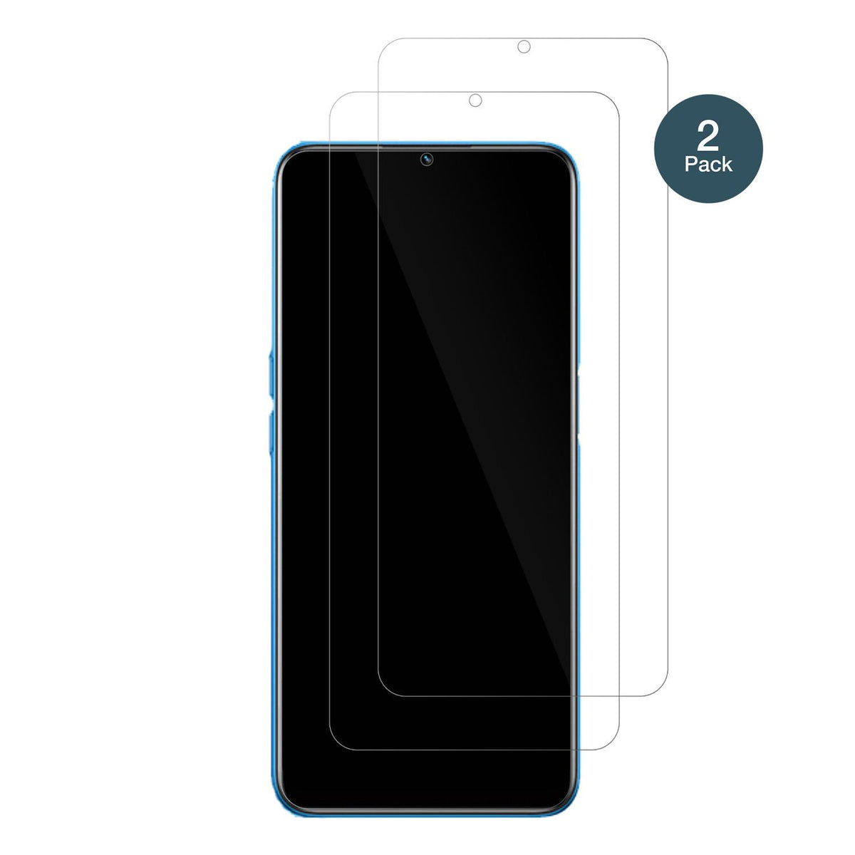 2x 9H Schutzfolie für Realme V11S Panzerfolie (2)