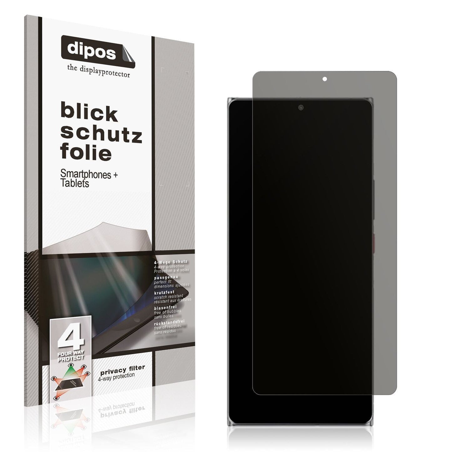 Blickschutzfolie für nubia Z40 Pro matt Schutzfoli (1)