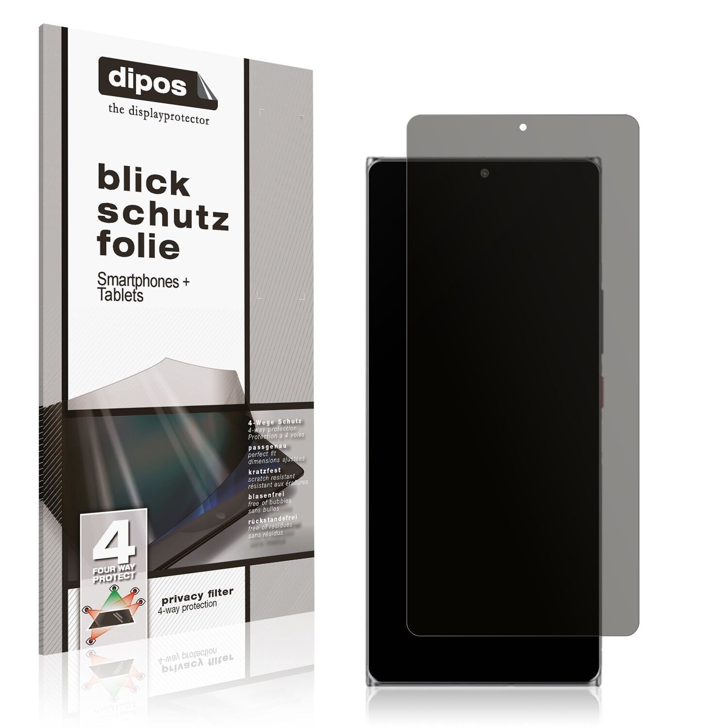 Blickschutzfolie für nubia Z40 Pro matt Schutzfoli (1)