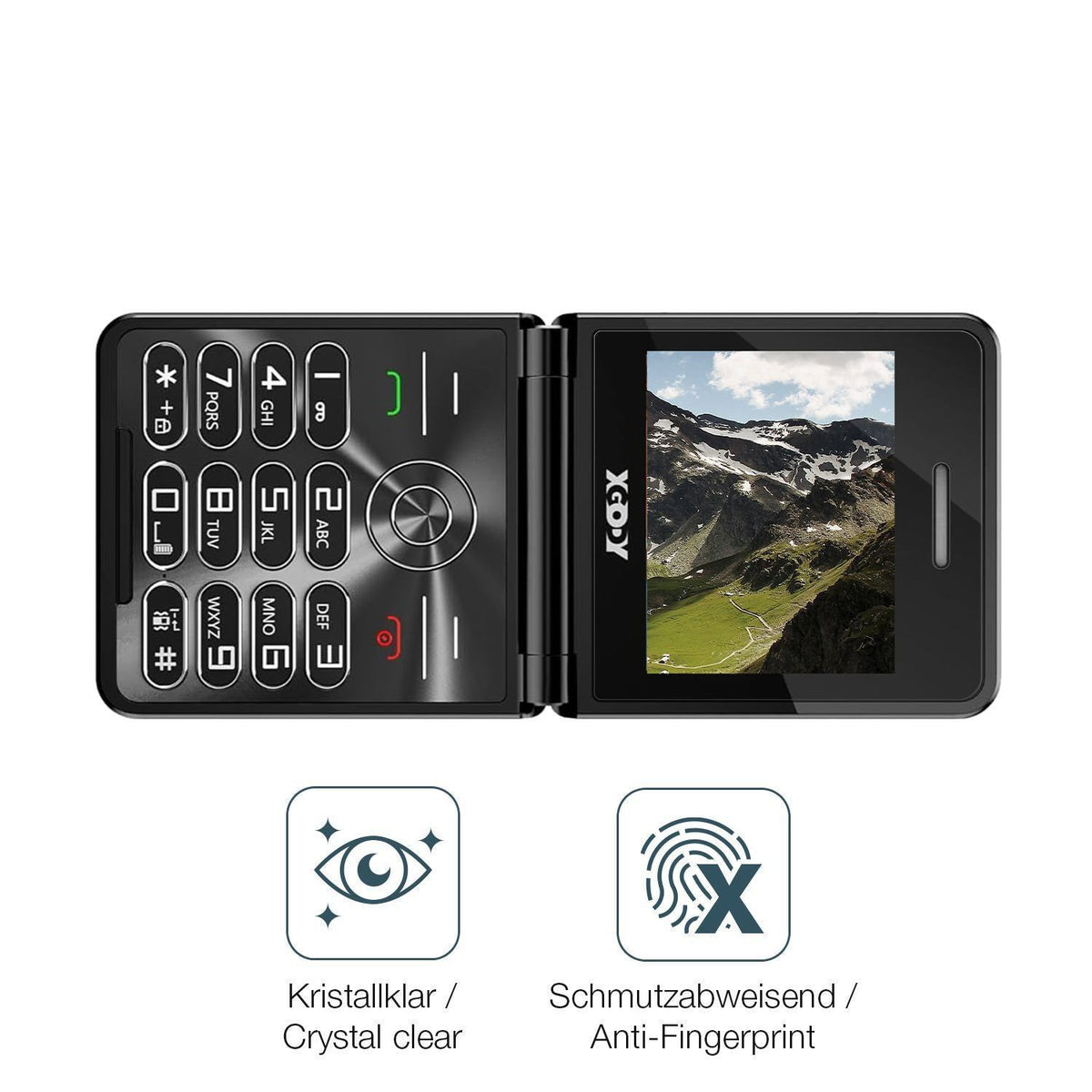 4x Schutzfolie klar für XGODY S200 Display-Schutzf (4)